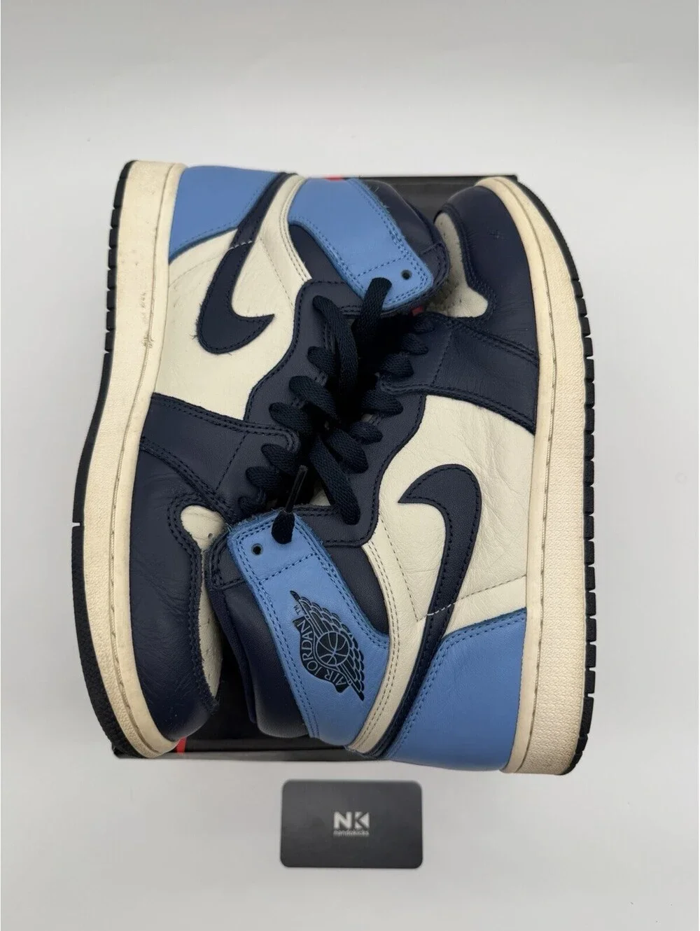 Air Jordan 1 Retro OG High Obsidian UNC 2019 Size 9M USED